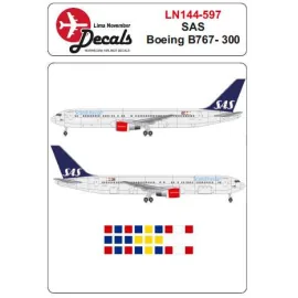 Decalcomania SAS Boeing 767-300 nella nuova combinazione di colori 2018