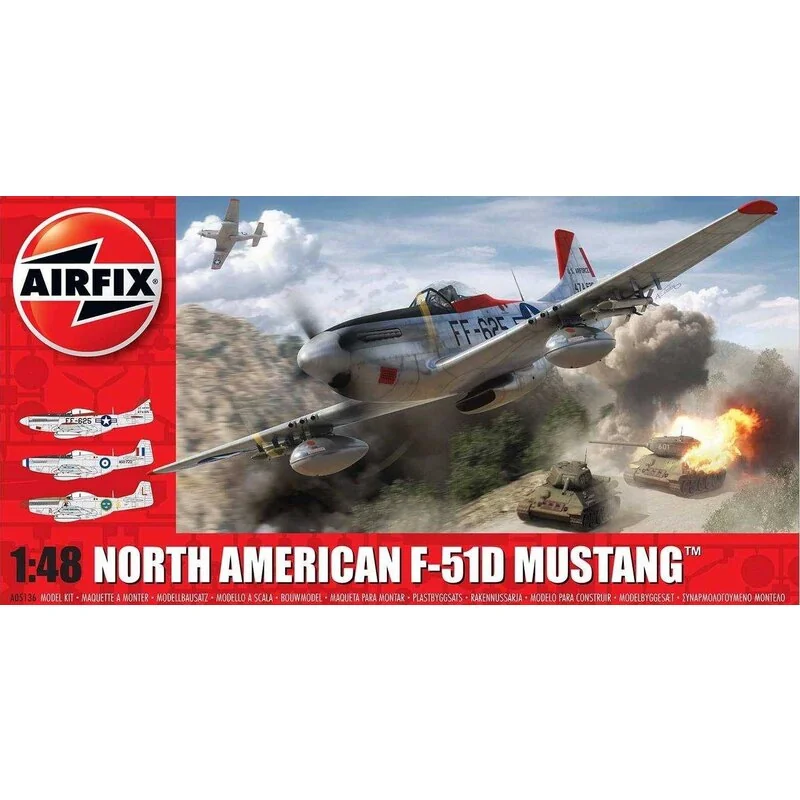 North-American Mustang Scheme 1: "Rotation Blues" 67 ° FBS Korea Schema 2: F51D 77 Squadron RAAF Korea 1951 Schema 3: J26 Must