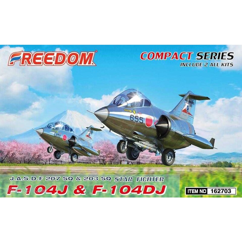 Lockheed F-104J e F-104DJ Starfighter (serie compatta) Include 2 kit