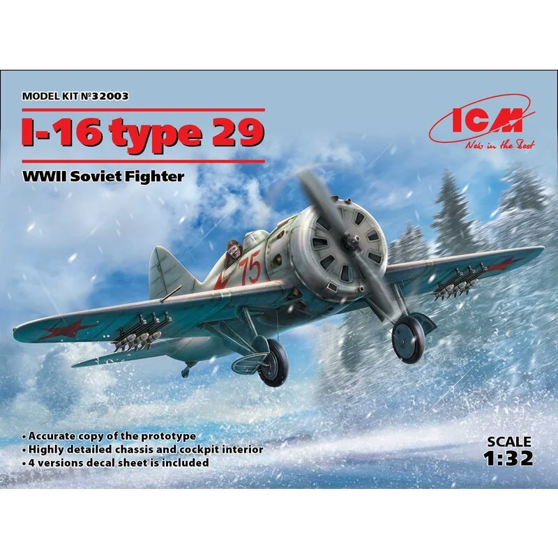 Polikarpov I-16 type 29 WWII Soviet Fighter