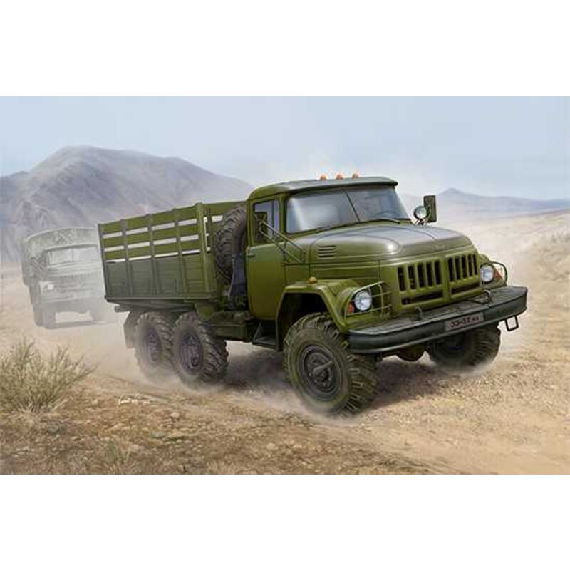 Zil-131 sovietico Lo ZIL-131 è un camion dell'esercito di scopo generale di 3,5 tonnellate 6x6 progettato nell'Unione Sovietica,