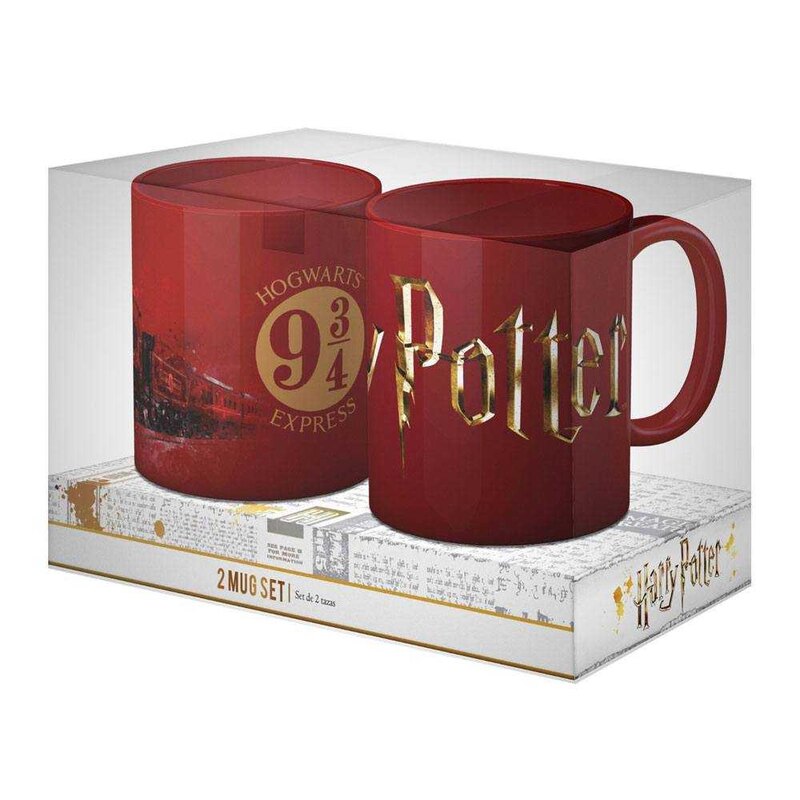 Sd toys Harry Potter Mug 2-Pack Logo & Hogwarts Express