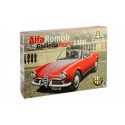 Alfa Romeo Giuletta Spider 1600 COLORI SCHEDA ISTRUZIONI - MOTORE DETTAGLIATO - PARTI IN CROMO E CAPOTE PER VERSIONE CHIUSA Icon