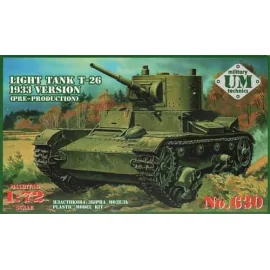 Light tank T-26&nbsp; 1933 version (pre-production) (plastic tracks, new turret) 