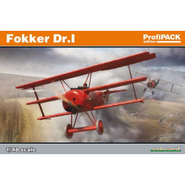 Fokker Dr.I Kit Triplane ProfiPACK kit di Fokker Dr.I nella scala 1/48. - parti in plastica: Eduard - Numero di opzioni per deca