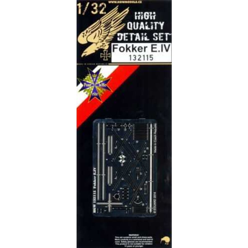 Fokker E.IV PE Set (progettato per essere utilizzato con i kit Wingnut Ali)