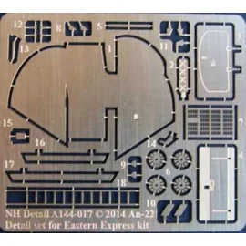 Antonov An-22 Dettaglio Set (progettato per essere utilizzato con i kit orientale espressi) (EA14480)