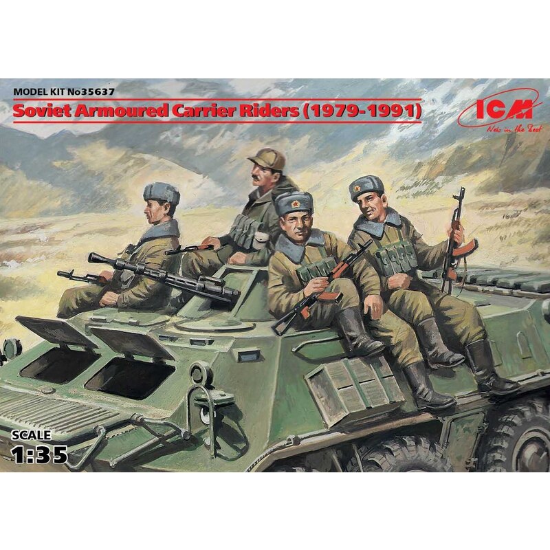 Soviet Armoured Carrier Riders 1979-1991 (4 x figure)