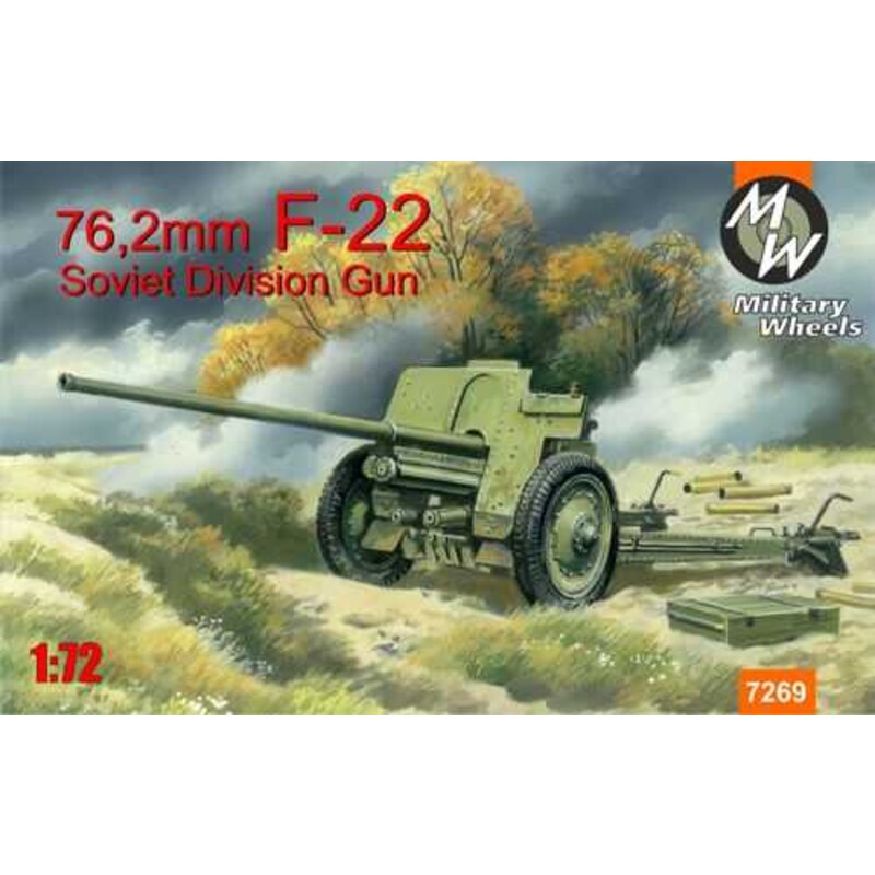 76,2mm sovietico campo Divisione F-22 gun