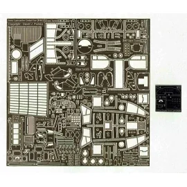 Avro Lancaster Mk.I/III detail set . This large etched nickel sliver set gives highly-detailed fittings for the interior and air