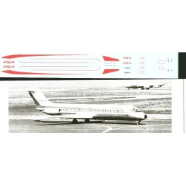 Decalcomania Douglas DC-9-30 PSA Old Scheme