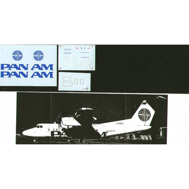 Decalcomania Dash 7 PAN AM EXPRESS N42RA