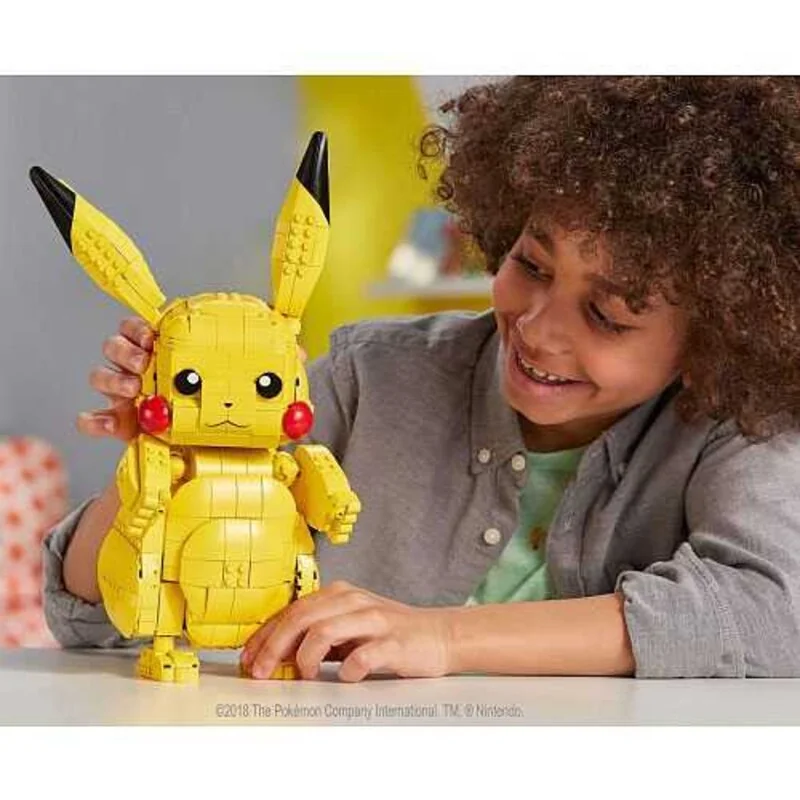 Gioco di costruzione di Pokémon Mega Construx Jumbo Pikachu 32 cm