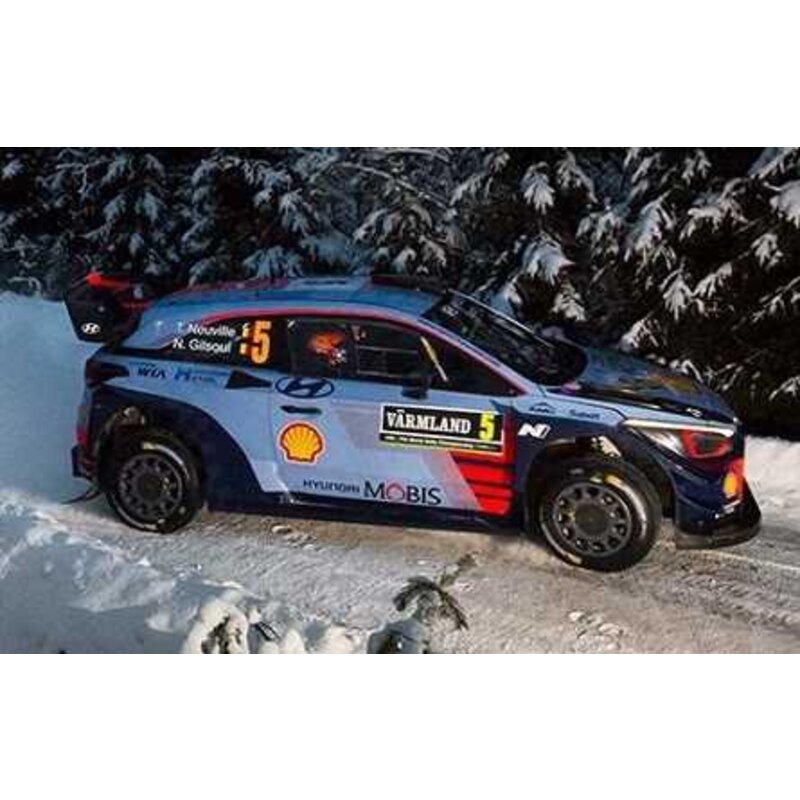 HYUNDAI I20 WRC 5 NEUVILLE / GILSOUL RALLY SWEDEN 2018 1ST