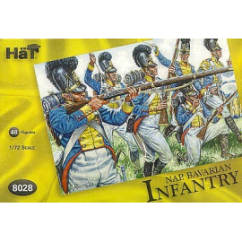 Figurini Napoleonic Bavarian Infantry 48 infantry.