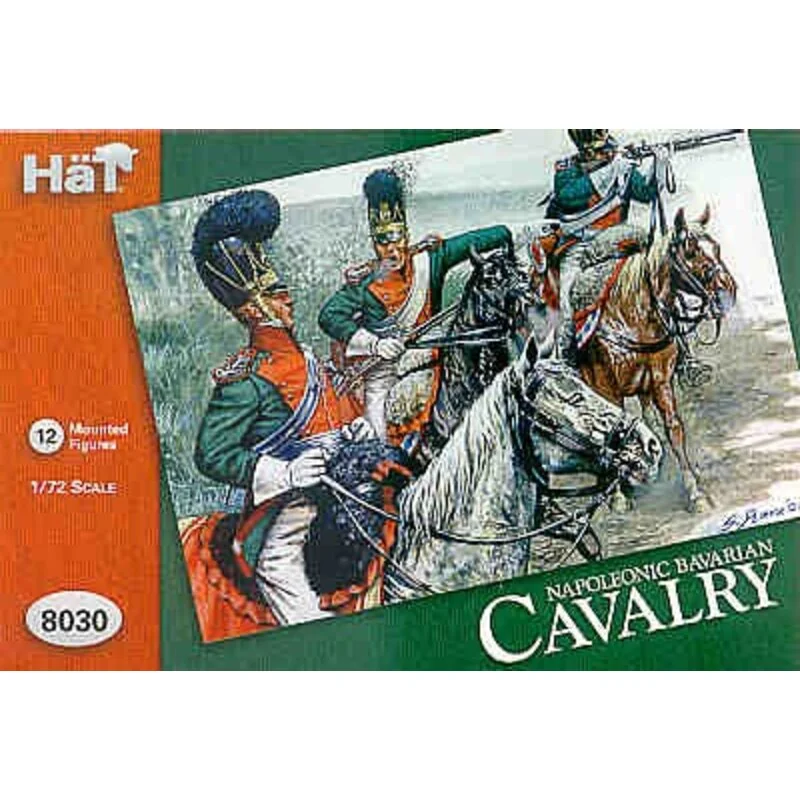 Napoleonic Bavarian Cavalry 12 mounted figures.