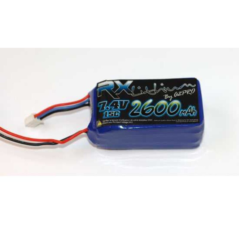 PACK Rx LiPo 7,4 V / 2600 mAh JR