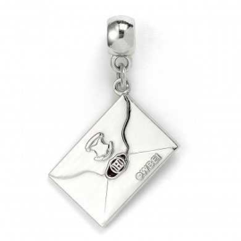 Charm di Harry Potter in argento placcato Hogwarts Acceptance Letter