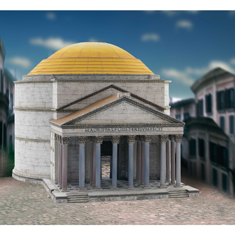 Modello di cartone Pantheon Roma