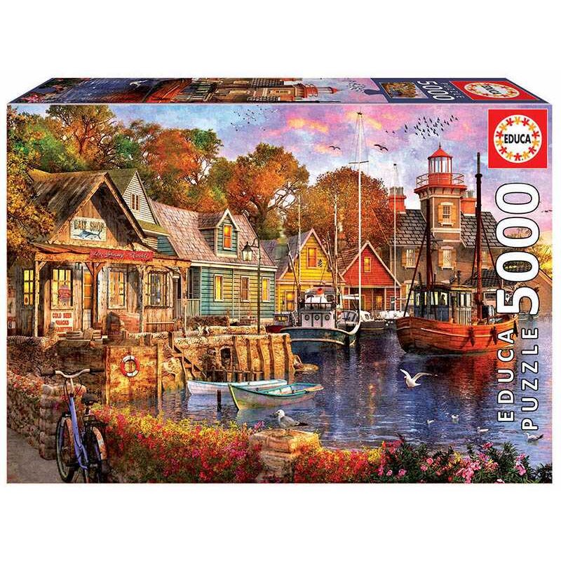 Tramonto del porto Puzzle 2000 Pezzo 