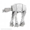 MetalEarth: STAR WARS AT-AT 6.14x5.75x5.15cm, modello in metallo 3D con 2 fogli, su carta 12x17cm, 14+