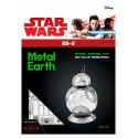 MetalEarth: STAR WARS (EP7) BB8, modello metallico 3D con 2 fogli, su carta 12x17cm, 14+