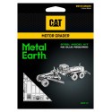 MetalEarth: CAT / LEVELER, modello in metallo 3D con 3 fogli, su carta 12x17cm, 14+