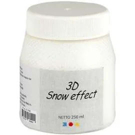 Effetto neve 3D, bianco, 250ml