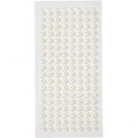 Mezze perle, bianco, diam: 5 mm, 144pz