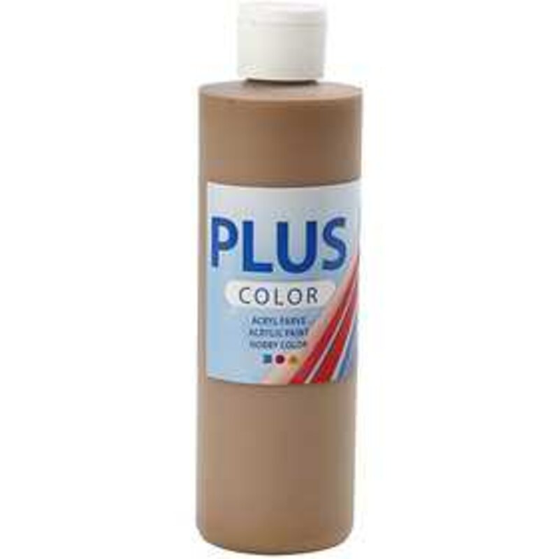 Pittura acrilica Plus Color, marrone chiaro, 250ml