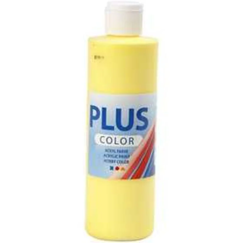 Pittura acrilica Plus Color, giallo primario, 250ml