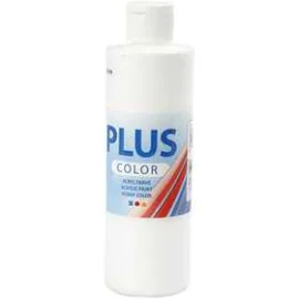 Pittura acrilica Plus Color, bianco, 250ml