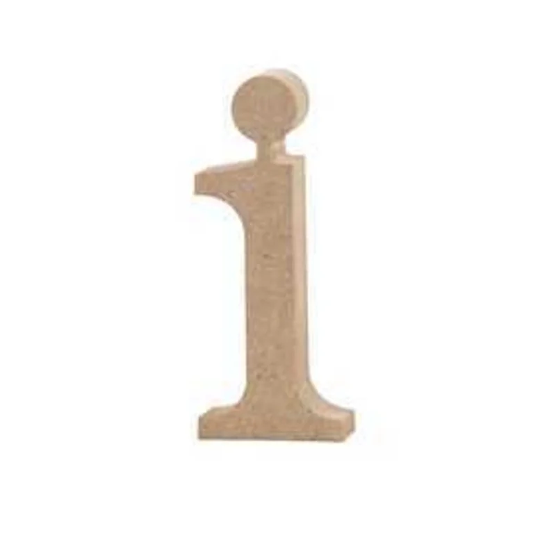 Lettera, i, H: 10,5 cm, spess. 2 cm, MDF, 1pz