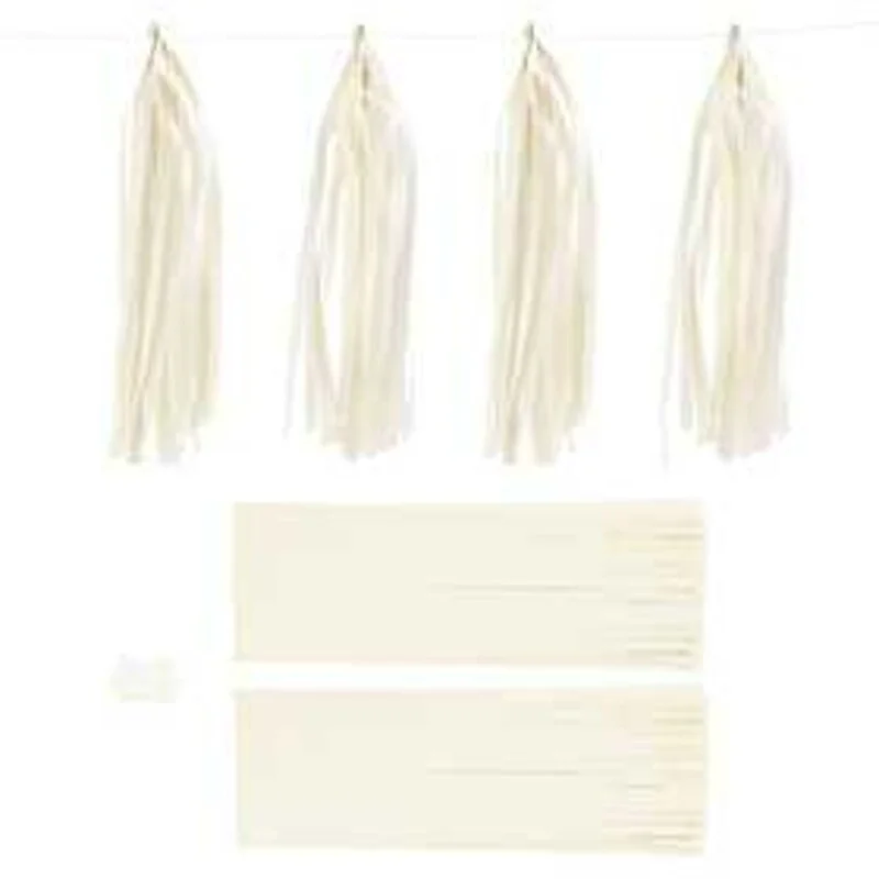 Nappe di carta, avorio, misura 12x35 cm, 14 g, 12pz