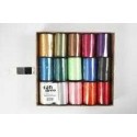 Nastro arricciabile - assortimento, l: 10 mm, colori asst., brillante, 15x250m