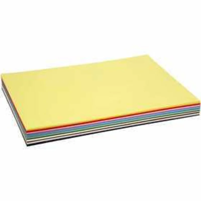 Cartoncino colorato, A2 420x600 mm, 180 g, colori asst., 300fgl. asst.