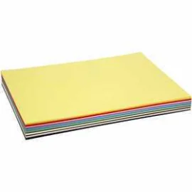 Cartoncino colorato, A2 420x600 mm, 180 g, colori asst., 300fgl. asst.