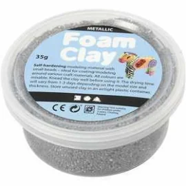 Foam Clay®, argento, metallico, 35g