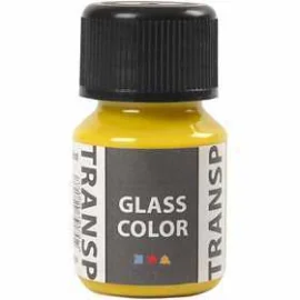 Colore trasparente per vetro, giallo limone, 35ml