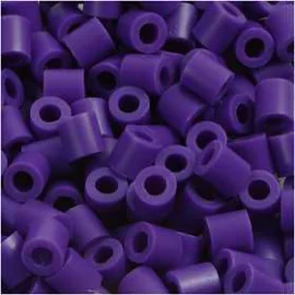 Perline a tubetto, misura 5x5 mm, misura buco 2,5 mm, viola scuro (11), medium, 1100pz