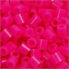 Perline a tubetto, misura 5x5 mm, misura buco 2,5 mm, cerise (18), medium, 6000pz