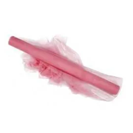 Tulle, l: 50 cm, rosato, 5m