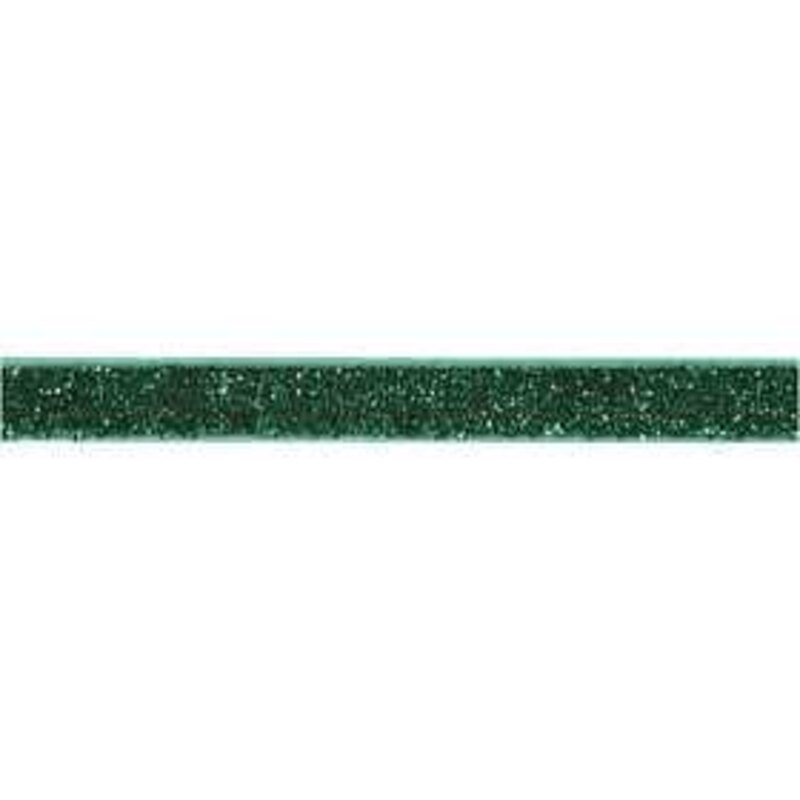 Nastro glitter, l: 10 mm, verde, 5m