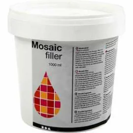 Stucco per mosaico, bianco, 1000ml