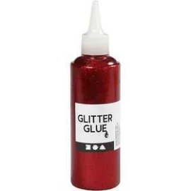 Colla glitter, rosso, 118ml