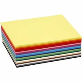 Cartoncino Creativ colorato, A6 105x148 mm, 180 g, colori asst., 120fgl. asst.