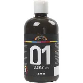 A-Color pittura acrilica, marrone, 01 - brillante, 500ml