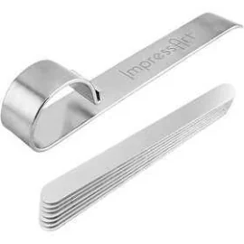 Utensile flessibile e bande metalliche per bracciali, L: 15 cm, l: 16 mm, aluminium, 1set