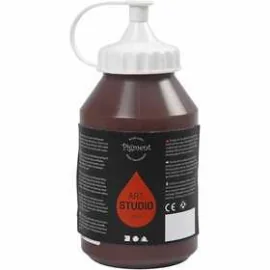 Pittura Pigment Art School, terra d'ombra bruciata, , , 500ml