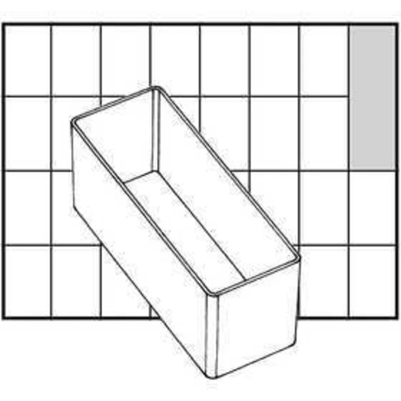 Scatola inserto, misura 109x39 mm, H: 47 mm, Modello A9-2, 1pz